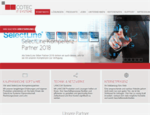 Tablet Screenshot of cotec-it-systeme.de